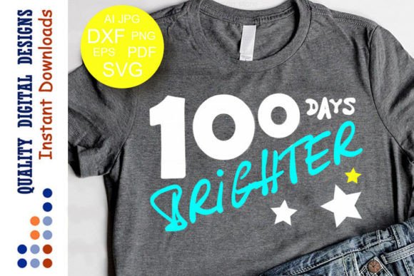 100 Days Brighter SVG: An Embroidery Design Review