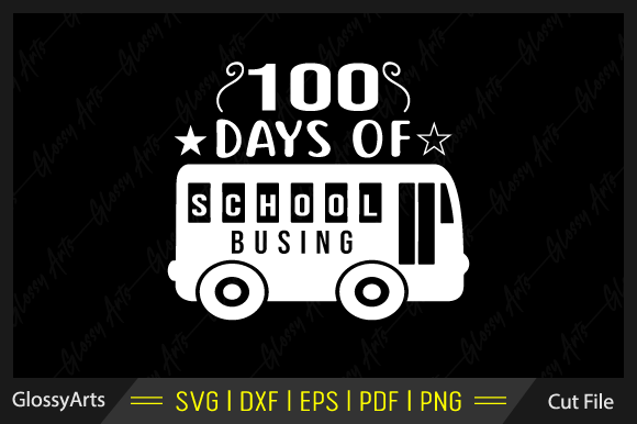 100 Days of School Busing SVG: A Designer's Review
