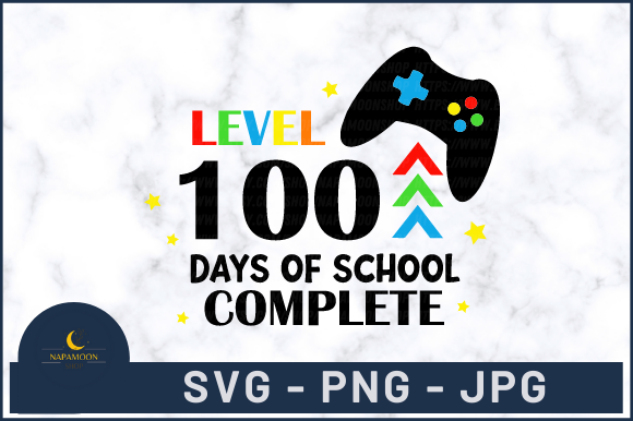 Level 100 Days of School SVG Review