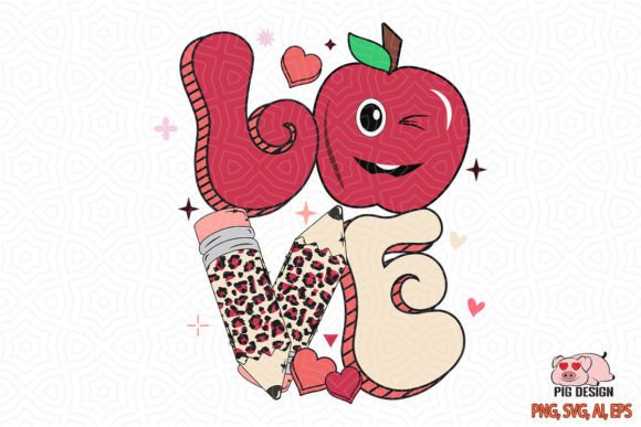 Love Valentine Teacher Sublimation SVG Review