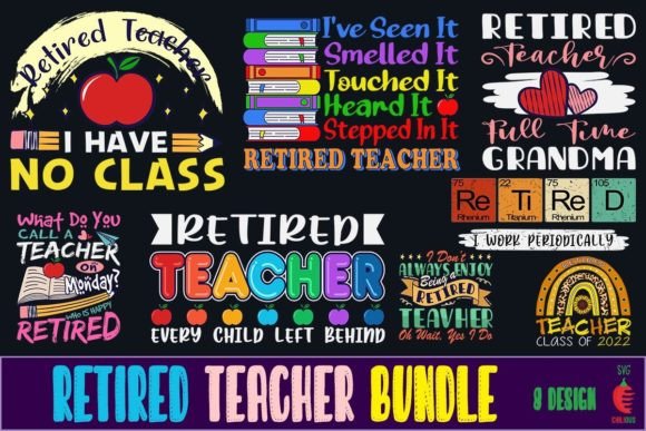 Retired Teacher FREE SVG Bundle: A Designer’s Review