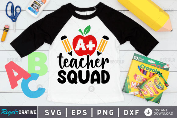 Reviewing FREE a Teacher Squad Svg Design