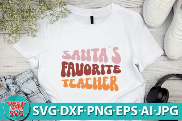 Santa's Favorite Teacher Retro SVG: Embroidery Review