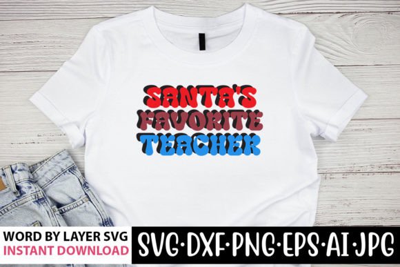 Santas Favorite Teacher Retro SVG: A Designer Review