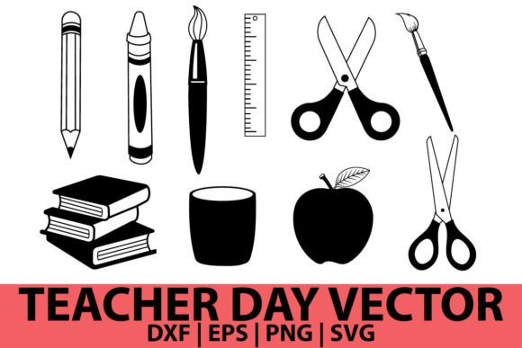 Teacher Day SVG Vector Silhouette Bundle Review