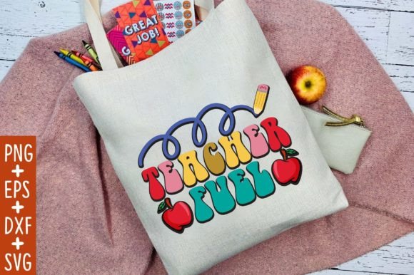 Teacher Fuel SVG Cricut Files: An Embroidery Review