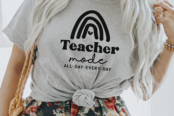 Teacher Mode SVG Cut File: An Embroidery Review