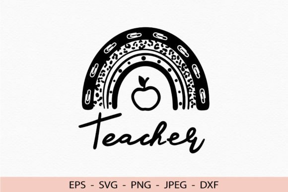 Teacher Rainbow SVG Apple Lettering: An Embroidery Review